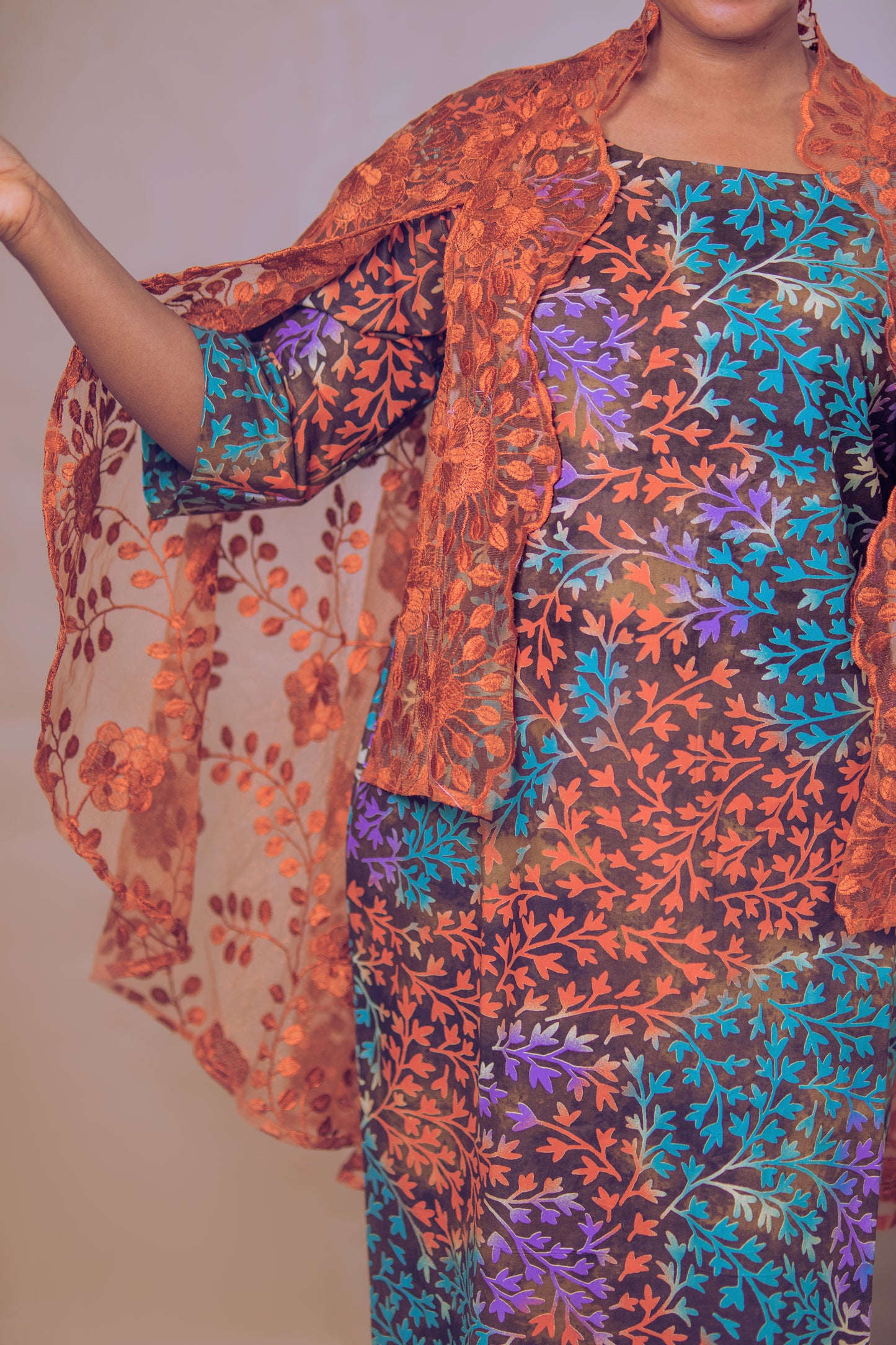 ALANI CAPE DRESS