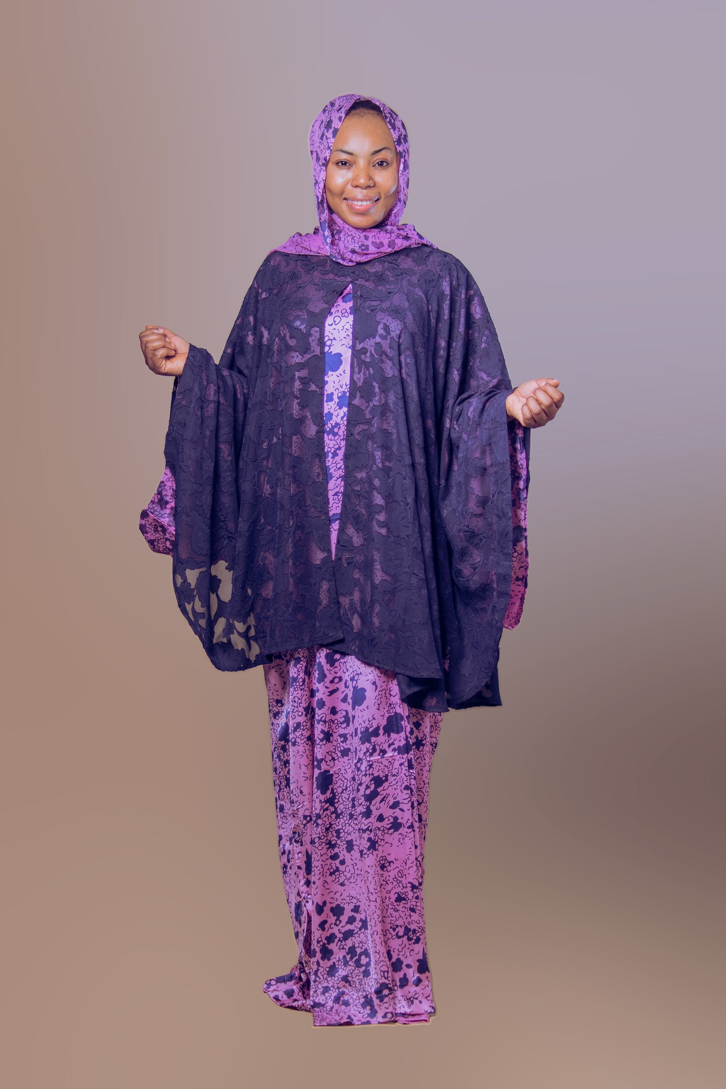 ARIA CAPE DRESS