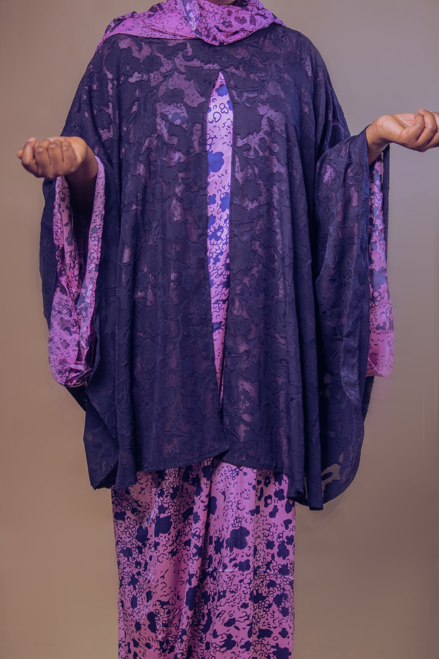 ARIA CAPE DRESS