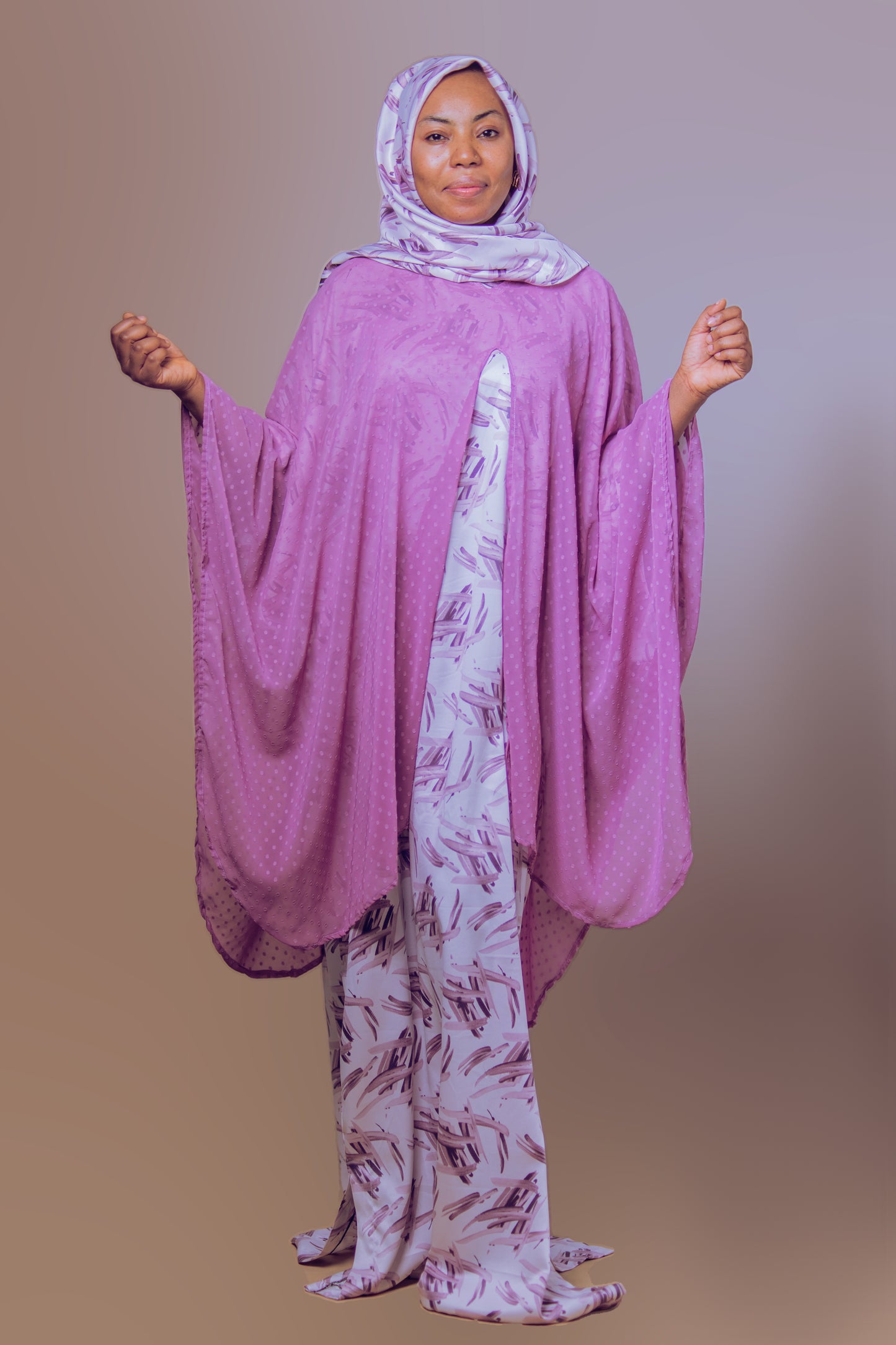 ARIA CAPE DRESS