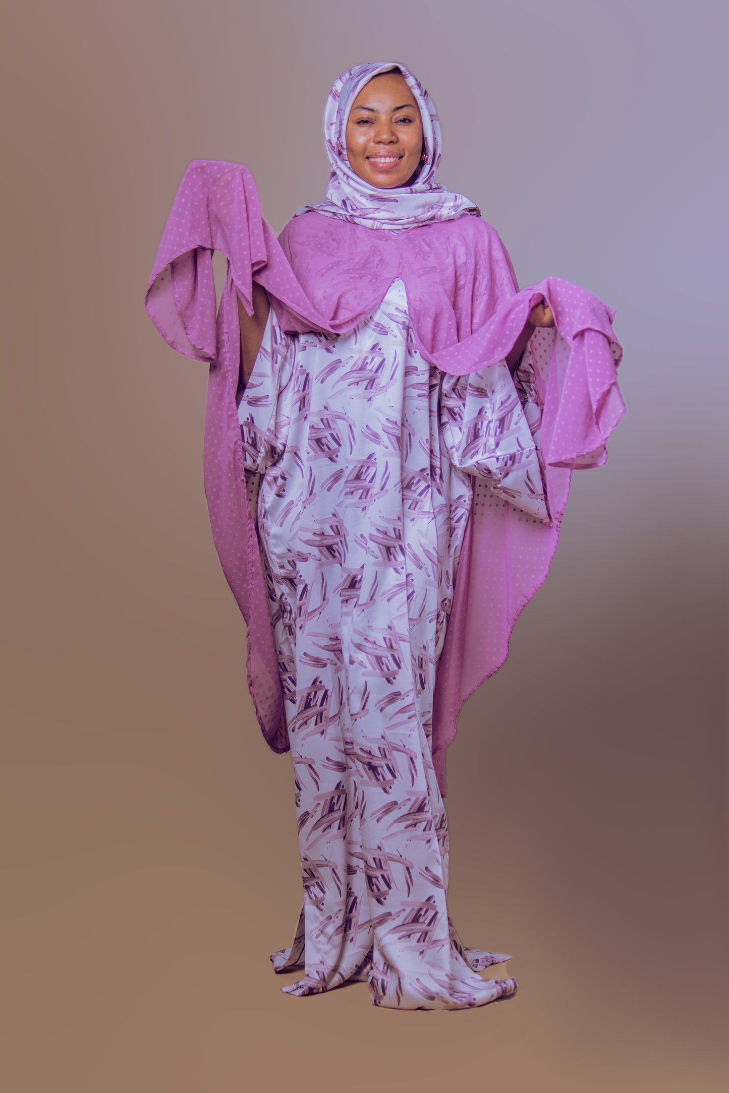 ARIA CAPE DRESS
