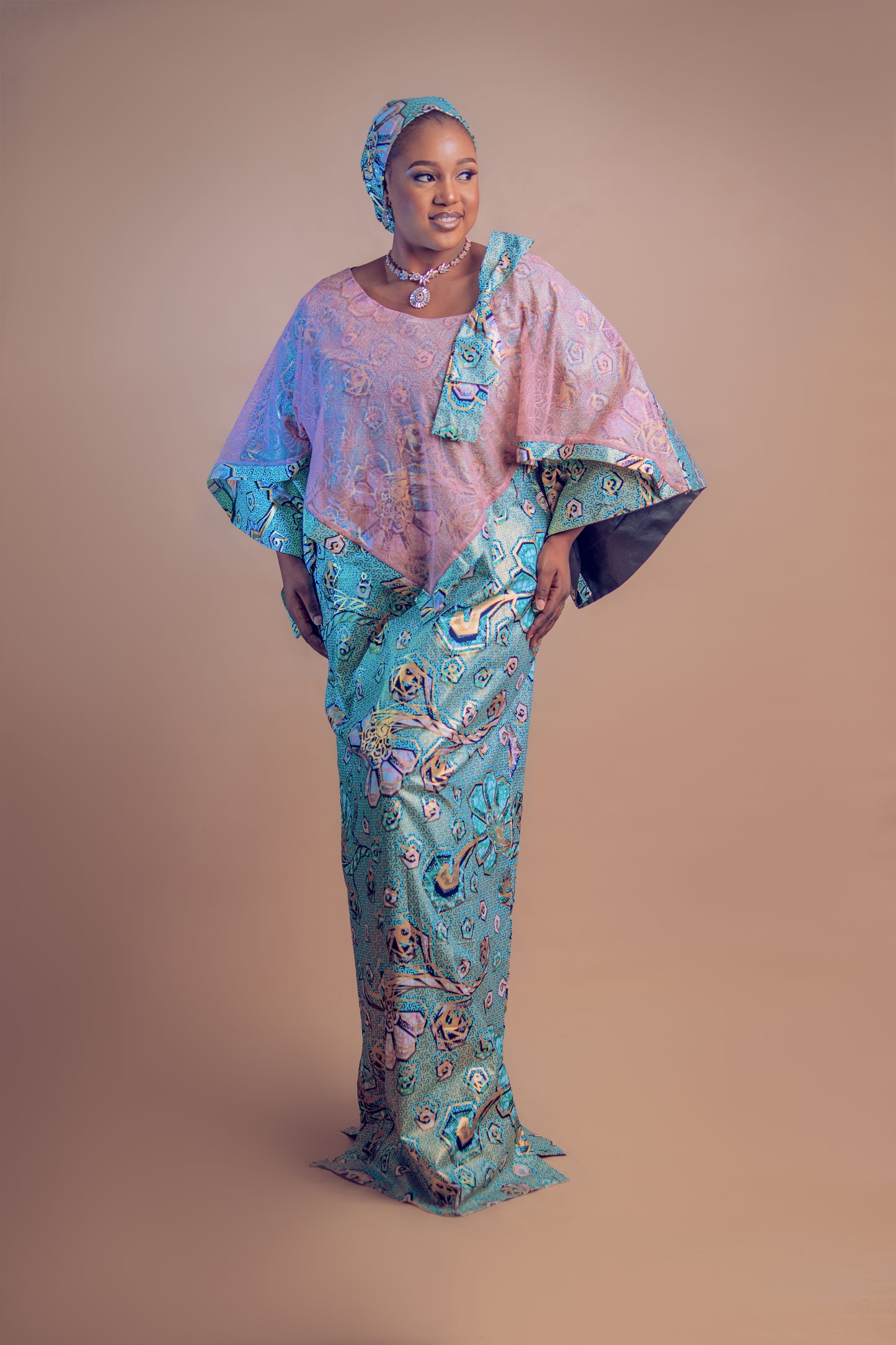 ELEGANT STRAIGHT EMBROIDERY DRESS