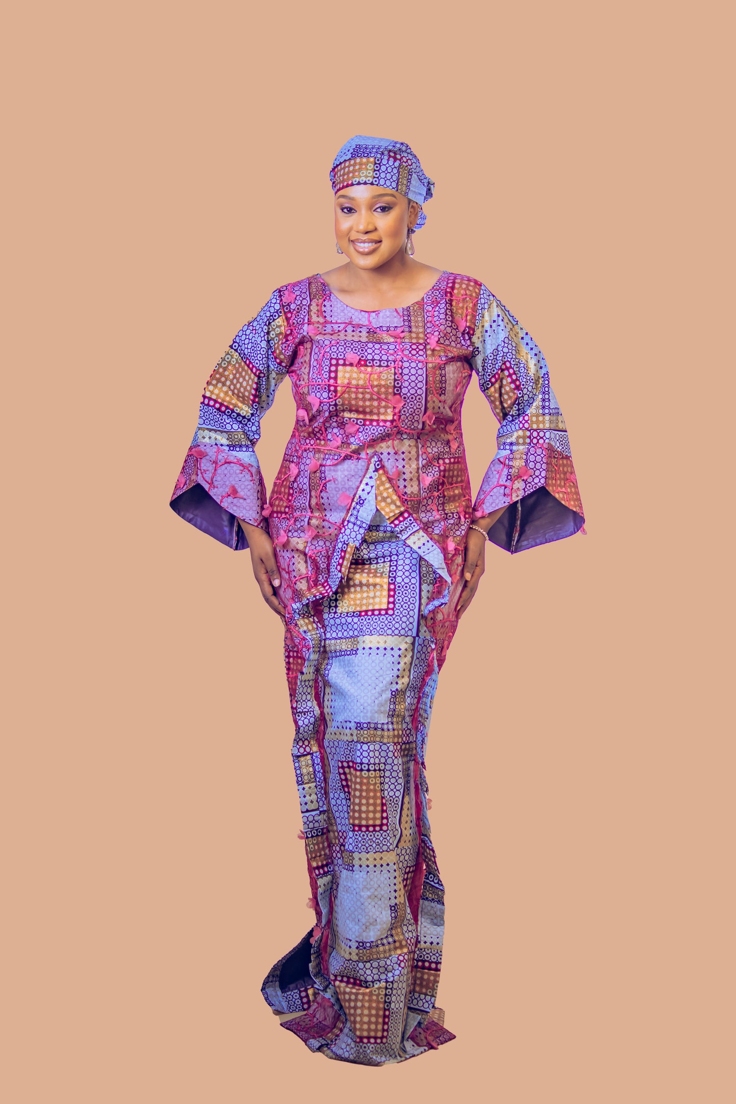 THE YASMINE MWOMAN DRESS BLUE