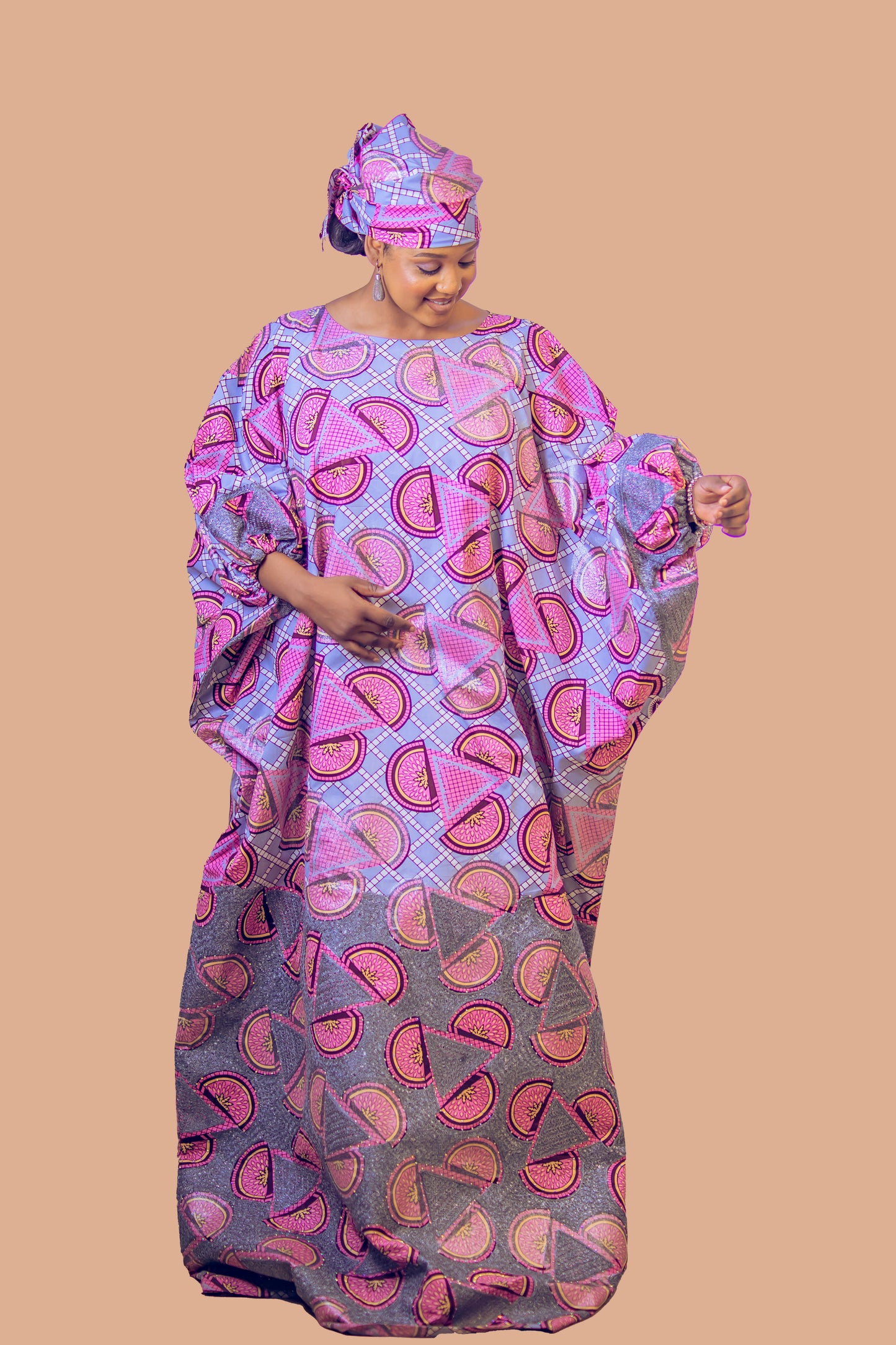 THE DEOLA BOUBOU DRESS PINK