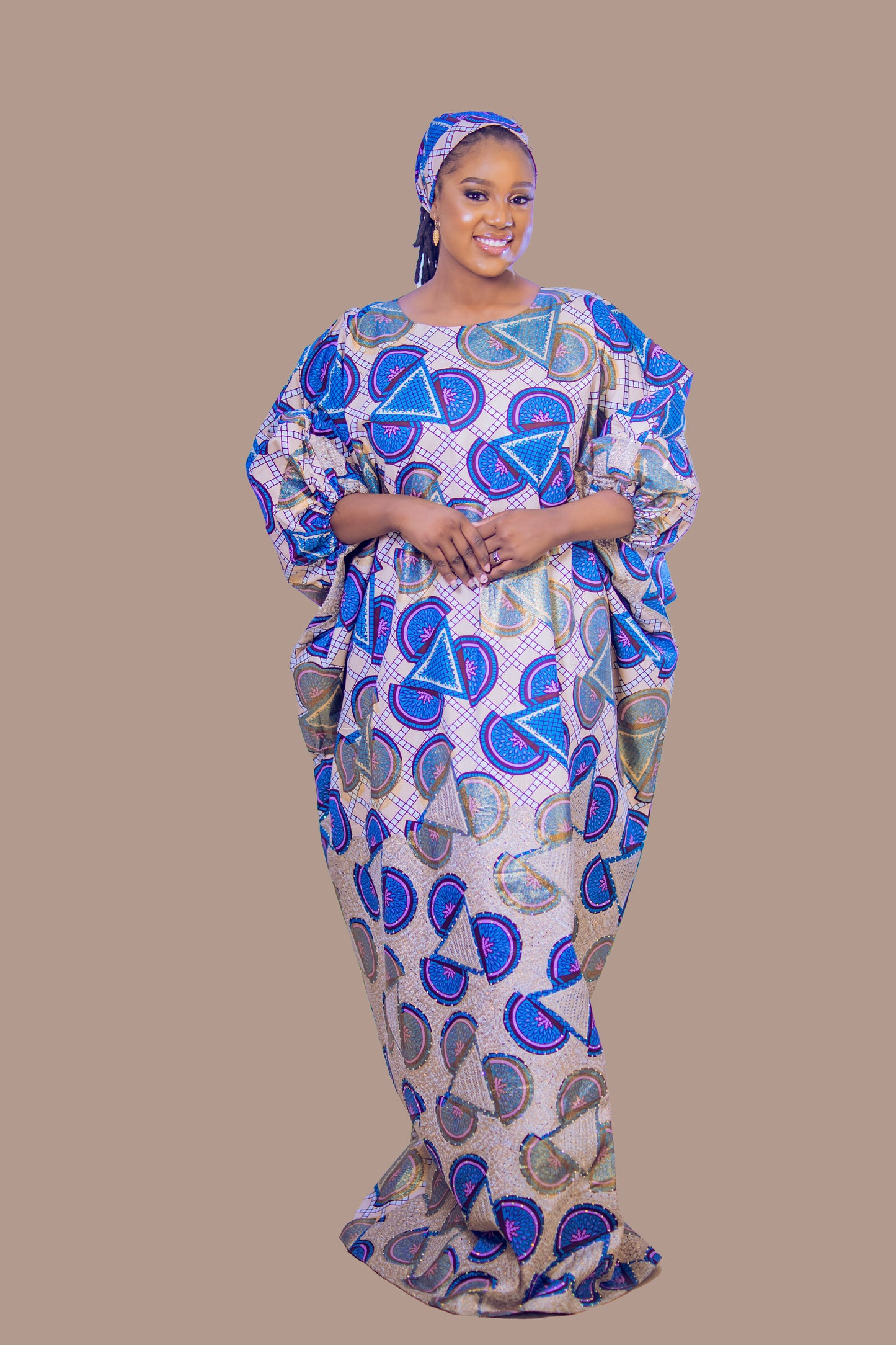THE DEOLA EMBROIDERY BOUOBOU DRESS