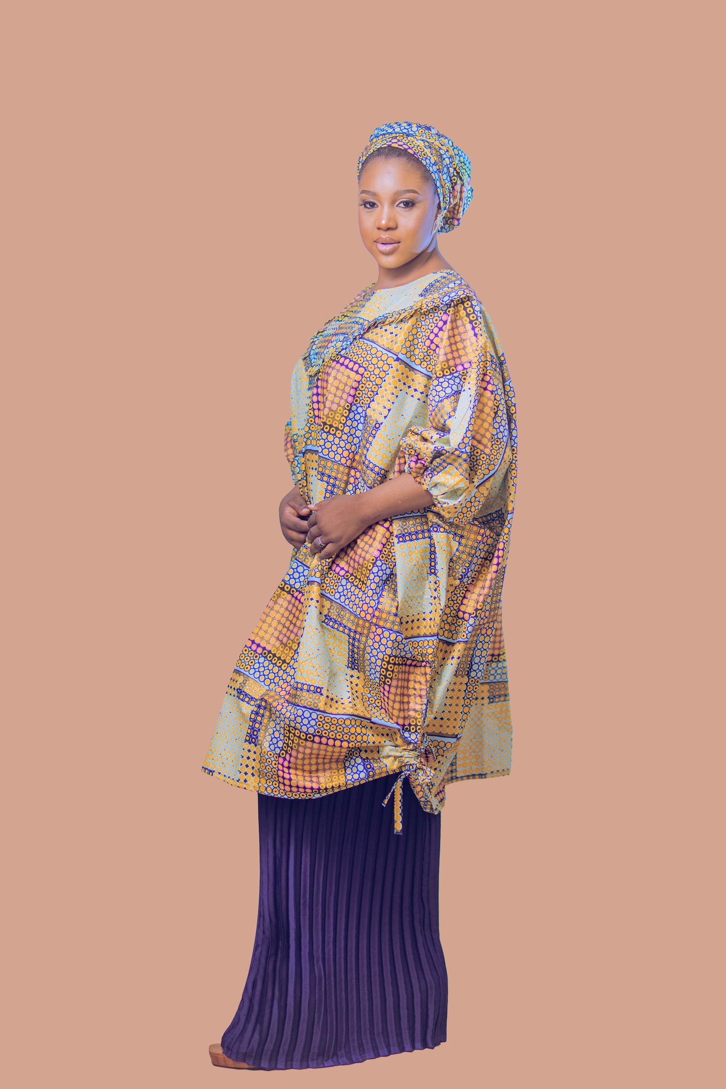 ENCHANTED MWOMAN SKIRT AND TOP BLUE