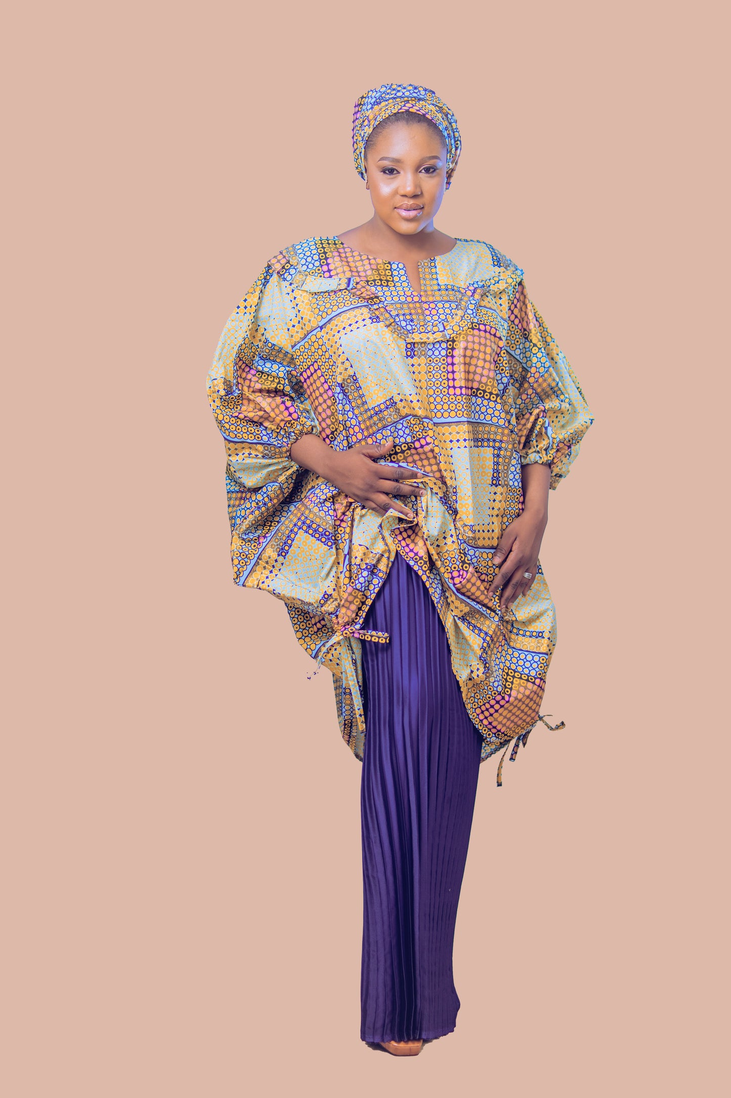 ENCHANTED MWOMAN SKIRT AND TOP BLUE