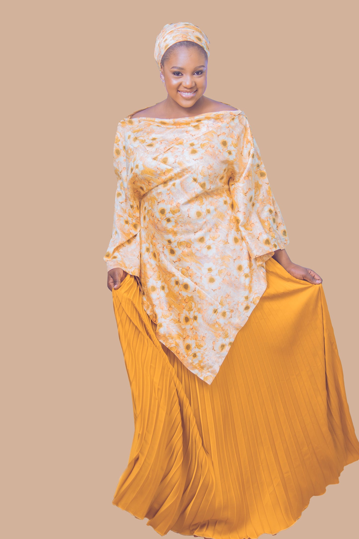 BLISS MWOMAN DRESS MUSTARD YELLOW