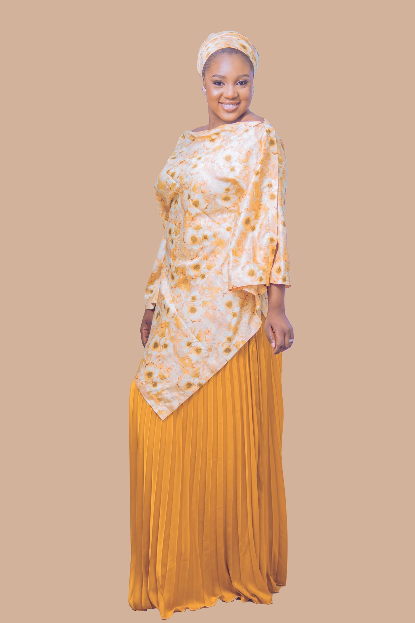 BLISS MWOMAN DRESS MUSTARD YELLOW