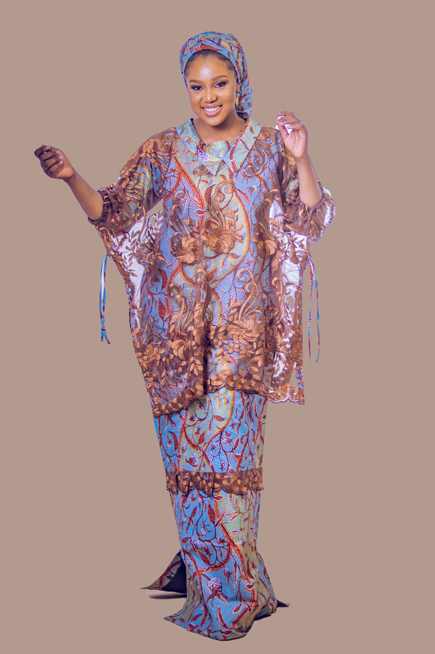 THE CLEO MWOMAN DRESS BROWN