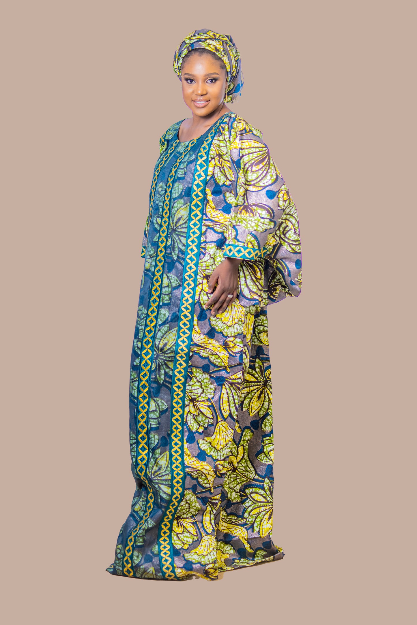 THE DEBI MWOMAN EMBROIDERED BOUBOU