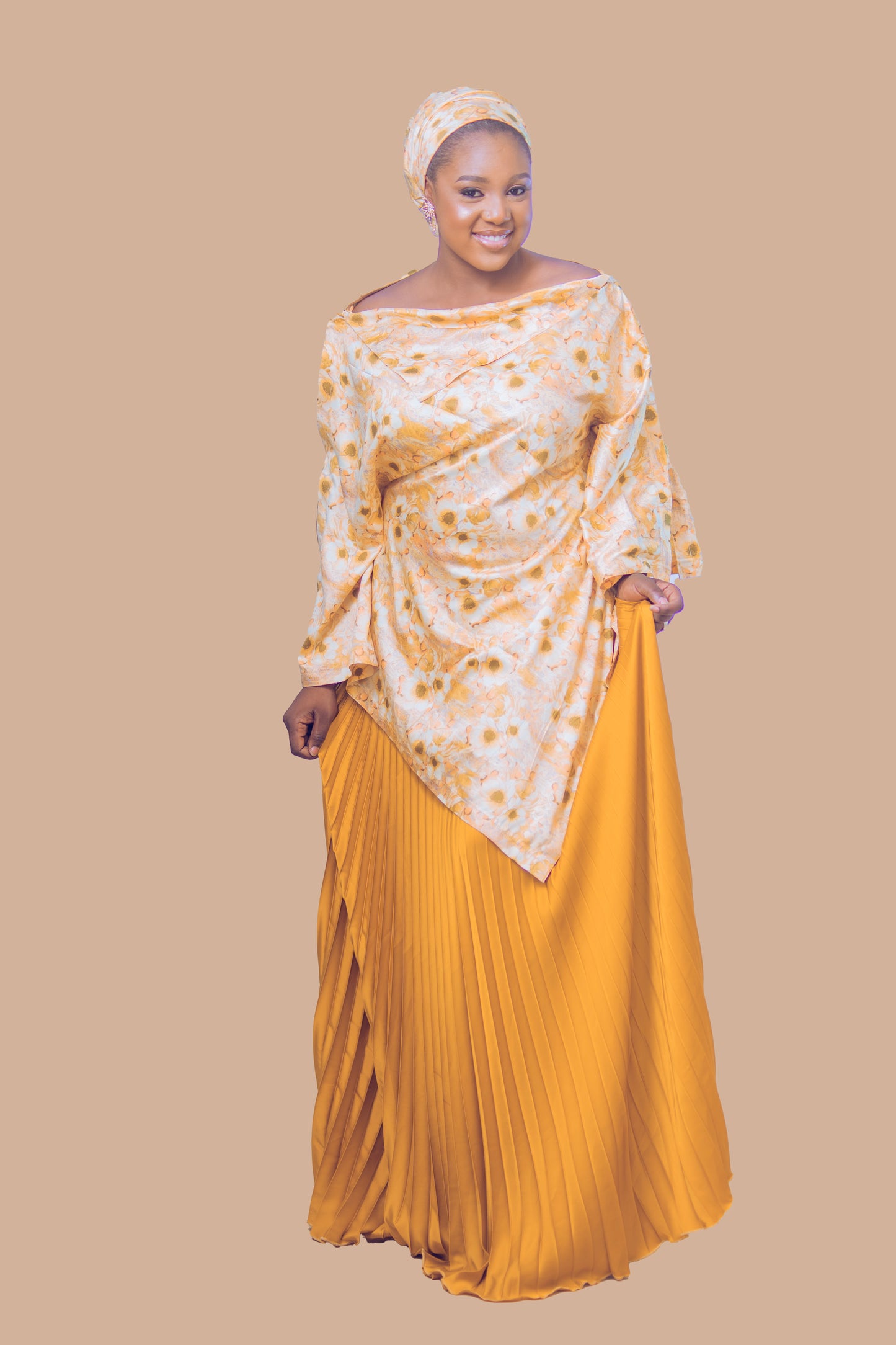 BLISS MWOMAN DRESS MUSTARD YELLOW